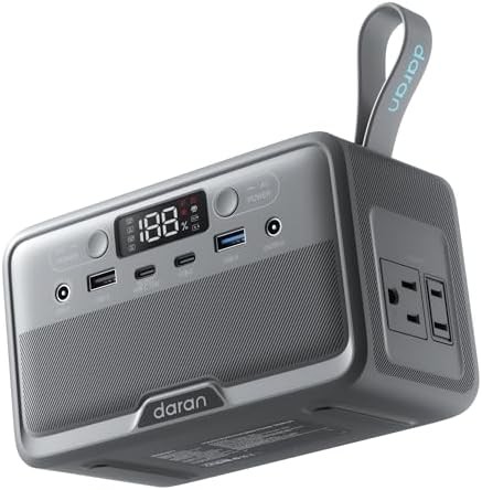 Portable solar generator laptop charger
