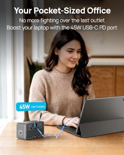 Portable solar generator laptop charger — photo 4