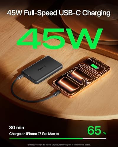 Slim 45W USB-C 10000mAh magnetic charger — photo 4