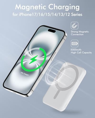 Slim 5000mAh magnetic charger for travel — photo 3