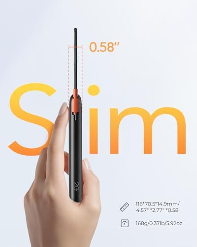Small slim charger with USB-C cable — photo 2