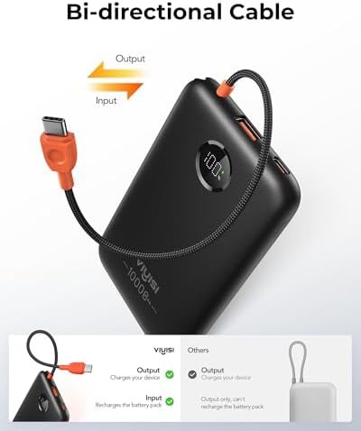 Small slim charger with USB-C cable — photo 4