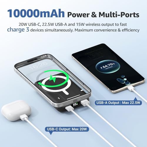 Travel 10000mAh 20W magnetic charger — photo 4