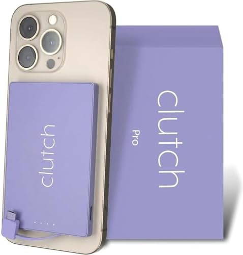 Slim magnetic battery pack with integrated cable