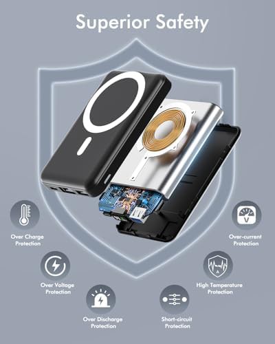 Foldable 10000mAh magnetic portable charger — photo 5