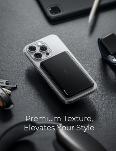 Black slim magnetic battery pack — photo 4