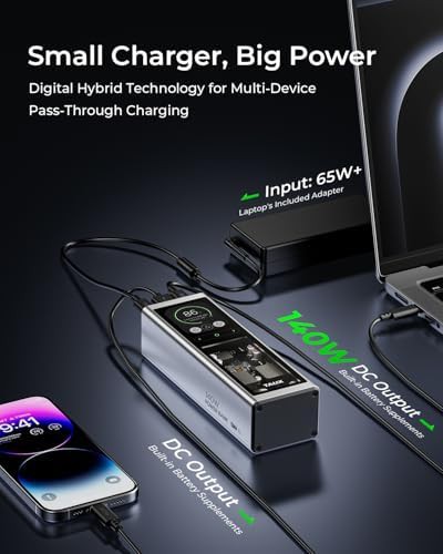 High capacity three port laptop charger — photo 5