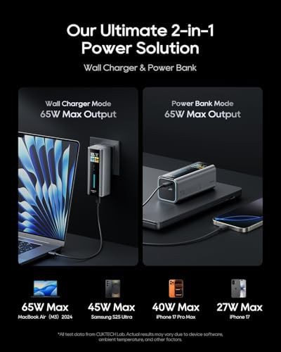 Fusion wall charger and laptop power bank — photo 2