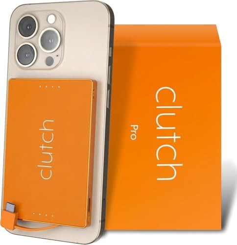 Magnetic USB-C portable charger with built in cable