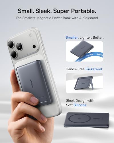 Smallest Qi2 5000mAh charger with stand — photo 4