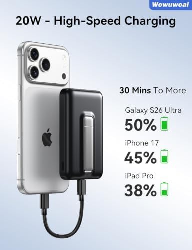 Wireless MagSafe power bank with stand — photo 5