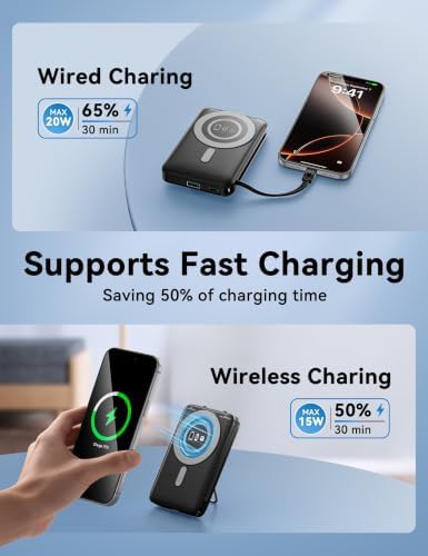 Magnetic fast charging power bank for travel — photo 4
