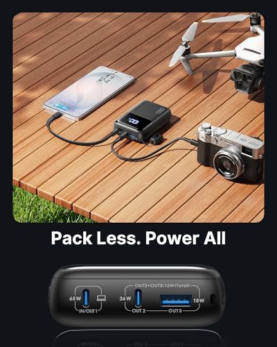 Slim 20000mah 65w laptop power bank — photo 4