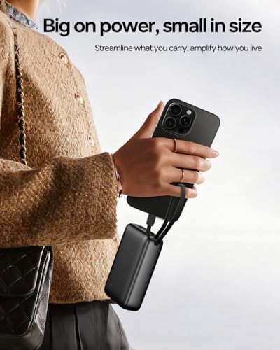 Fast charge power bank with dual cables — photo 4