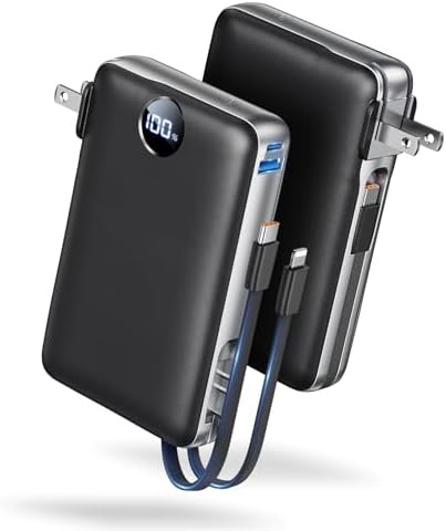 Massive capacity power bank with plug