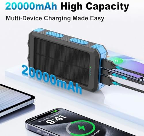 Waterproof solar power bank with dual flashlights — photo 3