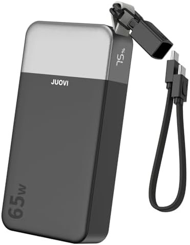 Work laptop power bank 65w with cable