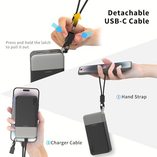 Work laptop power bank 65w with cable — photo 4