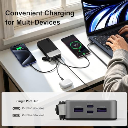 USB-C 65W charger with detachable cable — photo 3