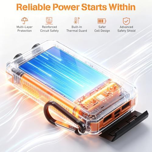 Waterproof high capacity solar battery pack — photo 3