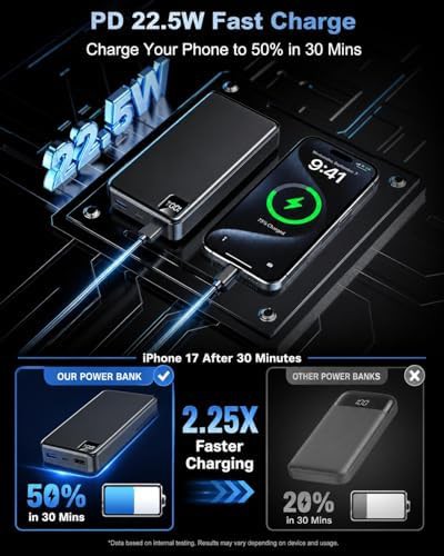High capacity 56,800 mAh charger with LED — photo 4