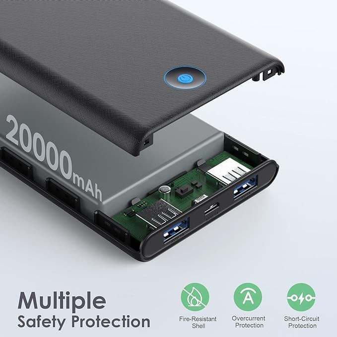 Two pack slim 20000mAh portable chargers — photo 5
