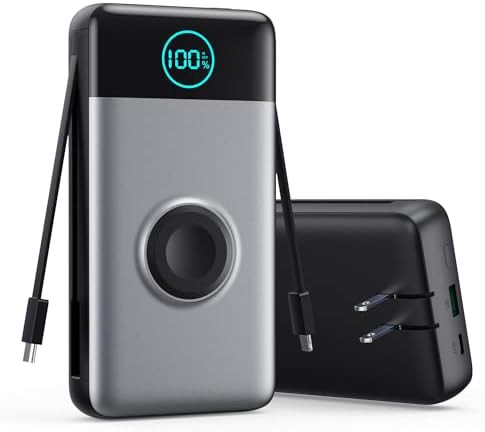 Large capacity power bank with wall plug