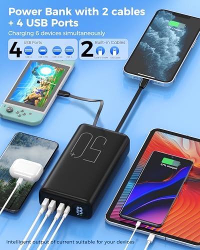 Camping power bank with integrated cables — photo 5