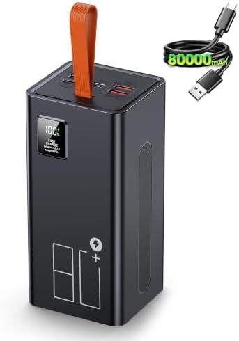 Quick charge 80000mAh portable power supply