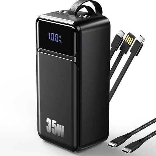 Portable charger with seven ports
