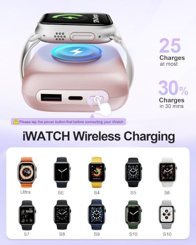 Portable charger with integrated watch charger — photo 3