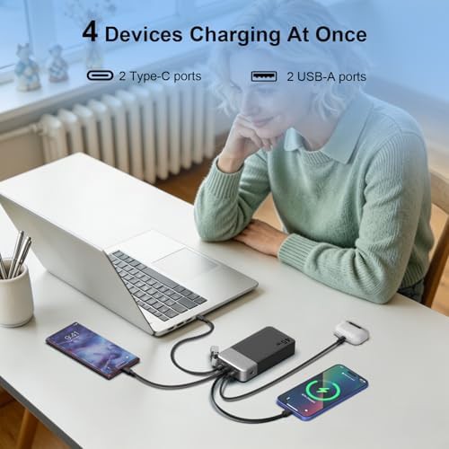 Camping power bank with detachable cable — photo 5
