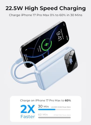 Travel power bank with integrated cables — photo 5