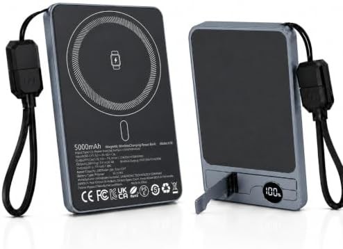 Magsafe compatible portable wireless battery
