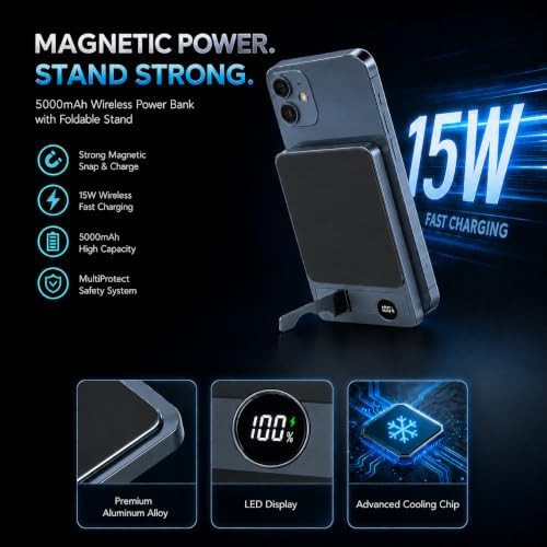 Magsafe compatible portable wireless battery — photo 4