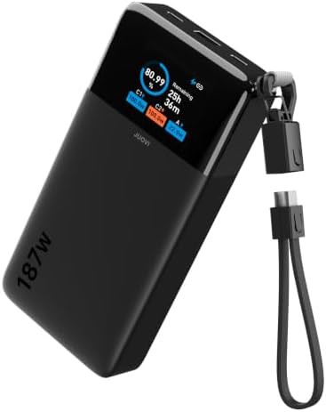 High output 187w laptop portable charger
