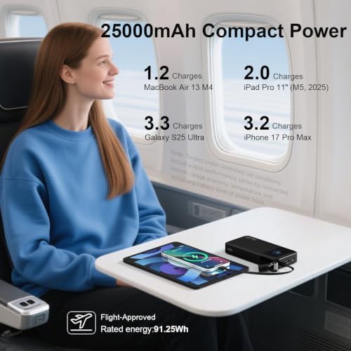 Smart display power bank 187W total — photo 3