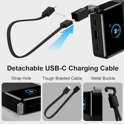 Smart display power bank 187W total — photo 5