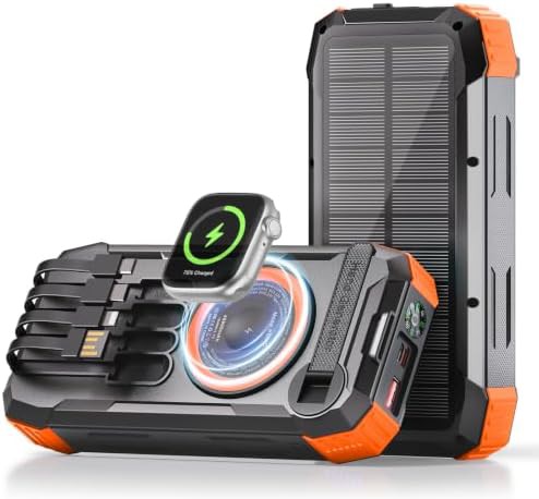 Solar and hand crank emergency bank