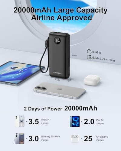 Fast charging 20000mAh portable battery pack — photo 4