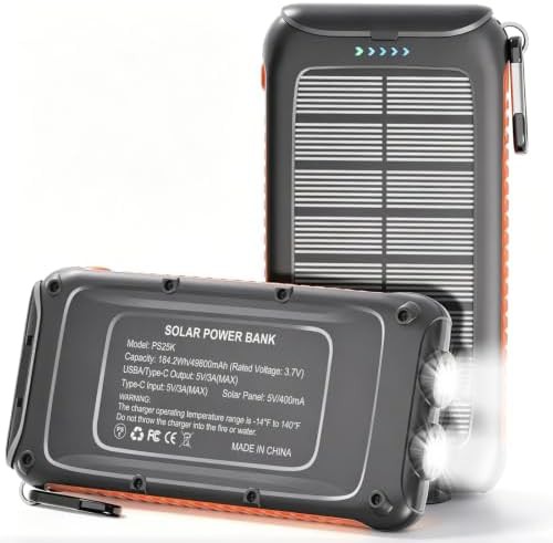Portable solar phone charger with three ports