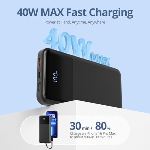 Slim travel battery with built in cables — photo 5