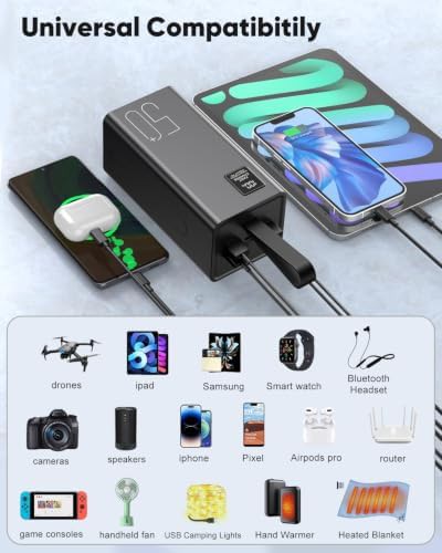 Fast charging 50000mAh power bank with LED — photo 3