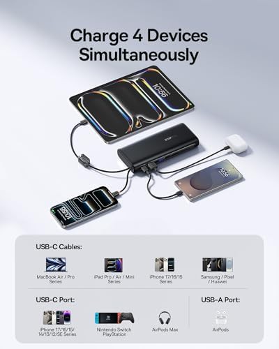 High capacity 145W laptop portable charger — photo 4