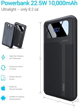 Slim travel charger with LED display — photo 3