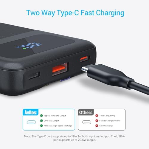 Slim travel charger with LED display — photo 5