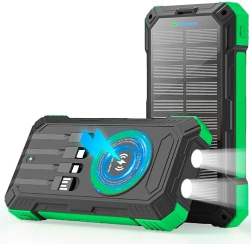 Fast charging solar battery with six output ports
