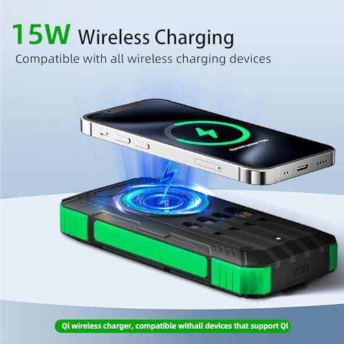 Fast charging solar battery with six output ports — photo 4