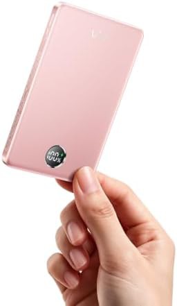Pink slim magnetic charger with display