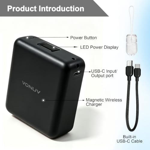Magnetic fast charger with built-in cables — photo 5